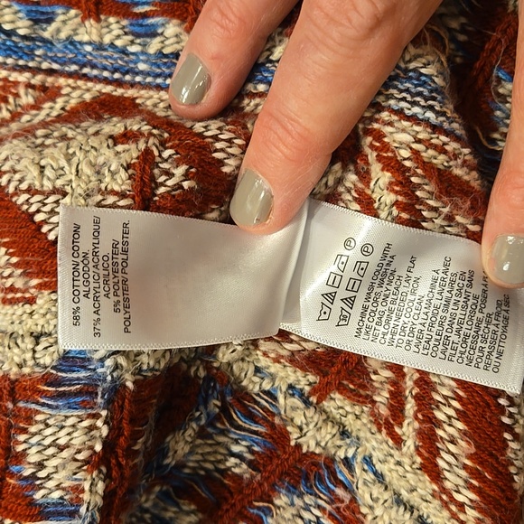 Lucky Brand Multicolor Western Knit Cardigan - Picture 5 of 7